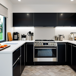 Modern Kitchen Durability**

"A modern, bright kitchen interior featuring a durable countertop made of composite material (like Corian or quartz), stainless steel appliances, and ceramic tile backsplash. Focus on the longevity and resilience of the materials. The scene should be family-friendly and showcase a clean, functional space. fully clothed figures are visible, perhaps preparing food, emphasizing the kitchen's everyday use. safe for work, appropriate content, perfect anatomy, natural proportions, professional, modest, well-lit, high resolution, professional photography."

**