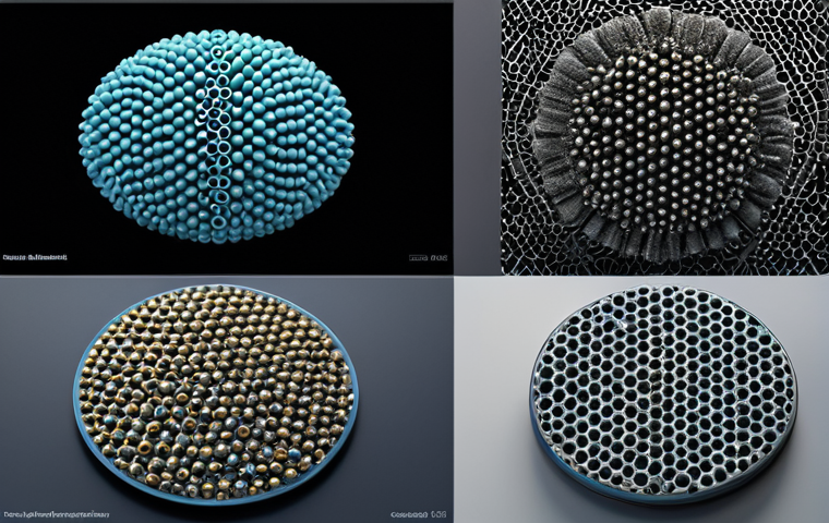 다층 나노소재 - Here are three detailed image prompts for generation, focusing on the transformative power of multil...