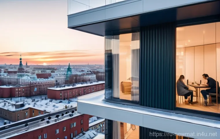 페로브스카이트 태양전지 - **Prompt 1: Urban Integration and Modern Living**
    A wide shot of a futuristic, elegant apartment...