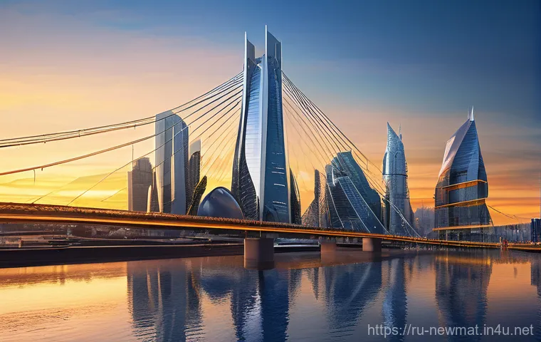기계적 특성 강화 소재 - Prompt 1: Architectural Innovation with High-Strength Materials**