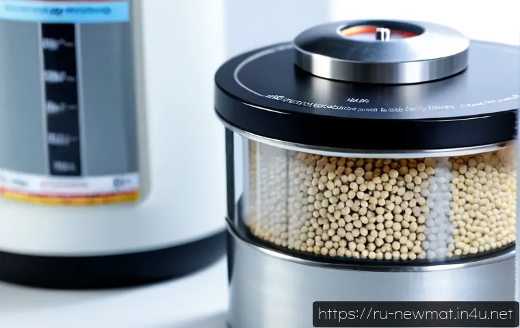 Home 17 수소 저장 소재 - Photorealistic close-up of advanced hydrogen storage material in a clean Russian research laboratory...